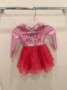 Kids Pink and Red Disney Princess Tulle Dress Costume